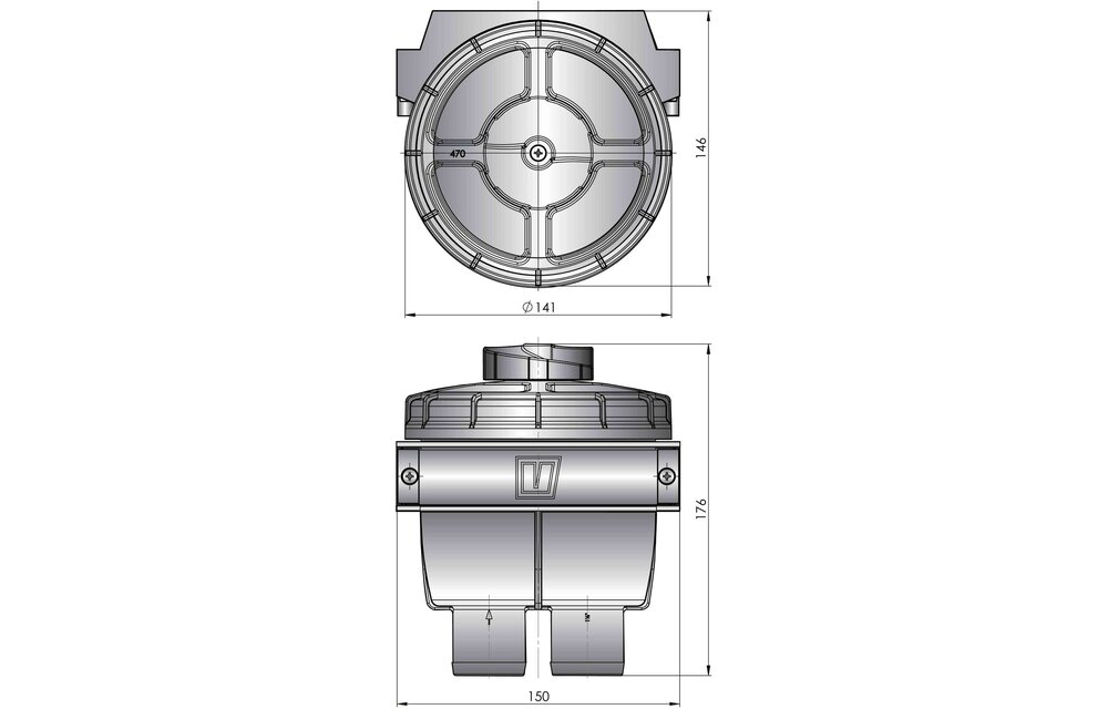 VETUS Koelwaterfilter type 1320