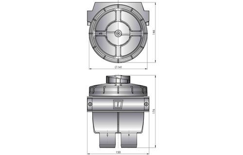 VETUS Koelwaterfilter type 1320