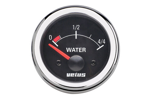 VETUS Waterniveaumeter, gatmaat 52 mm