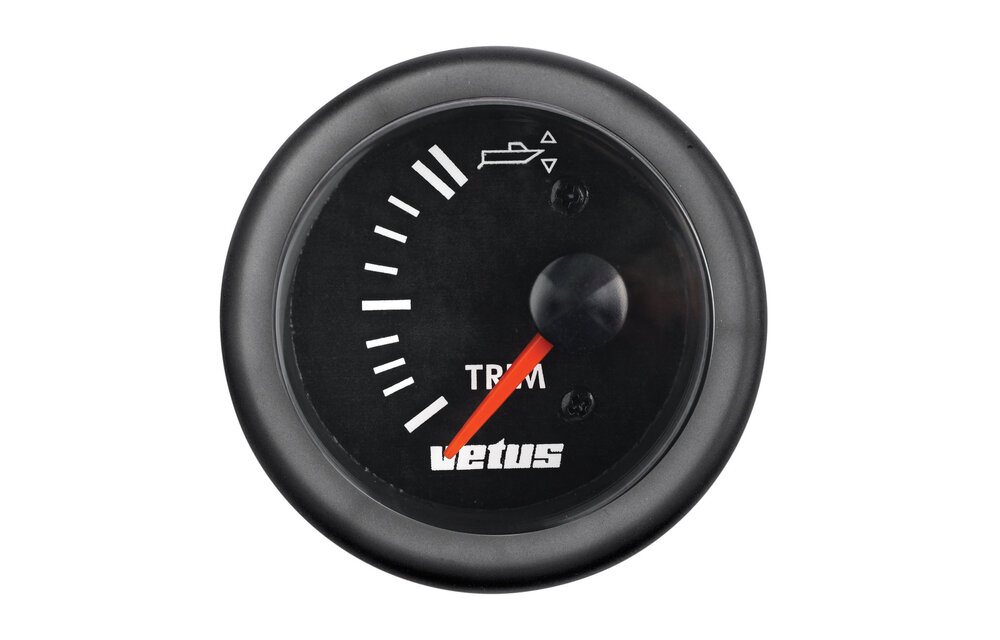 VETUS Trimmeter voor Z-drive, zwart, 12 Volt, gatmaat 52mm
