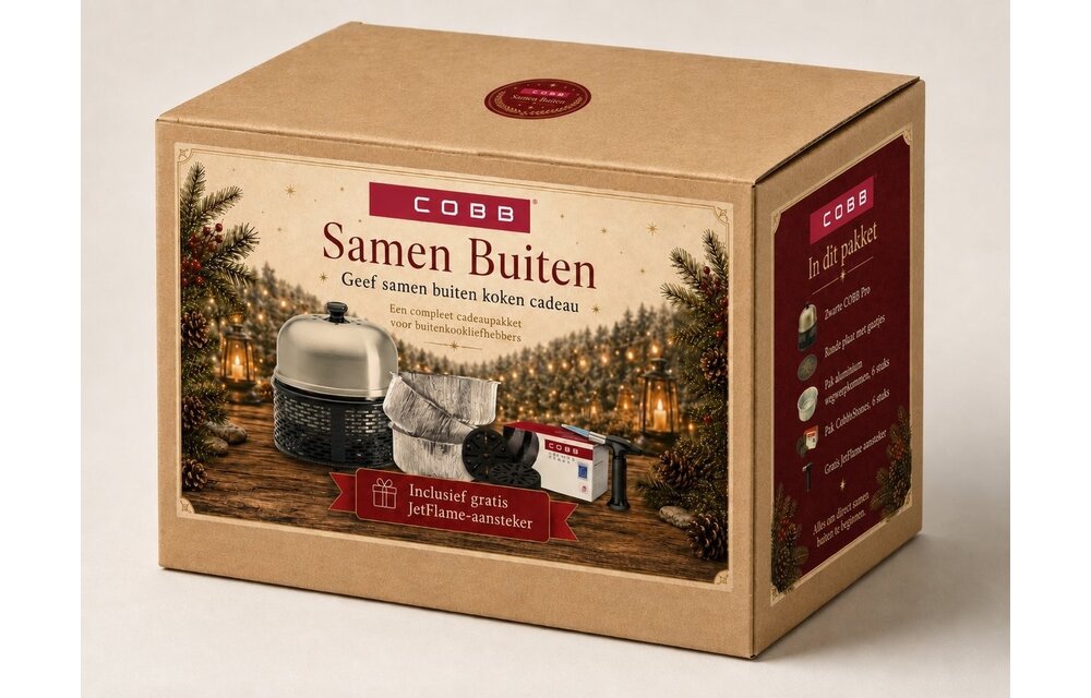Cobb samen buiten