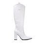 Stiefel Croco Weiß