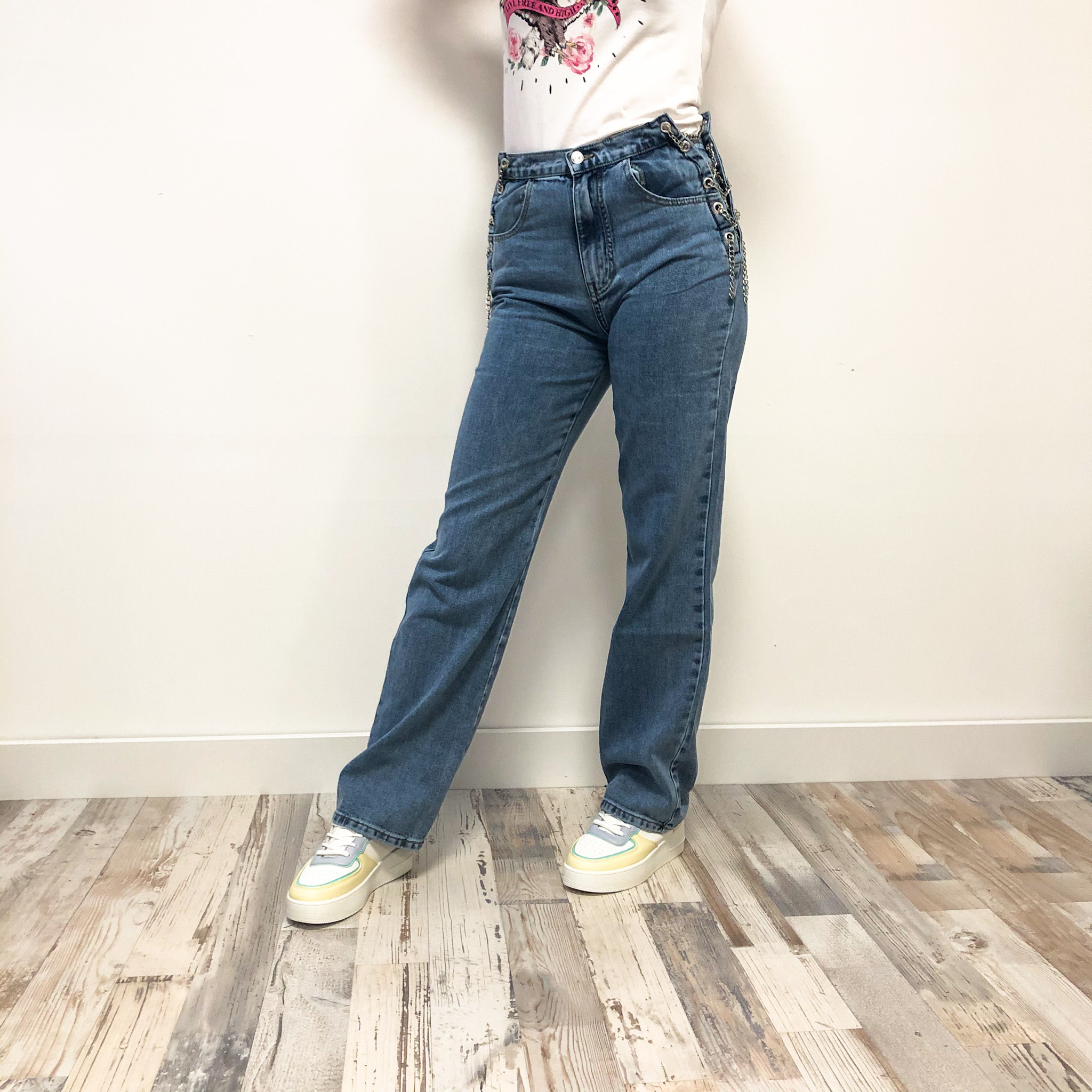 Mom Jeans Ketting Light blue 888 - Smile Favorites