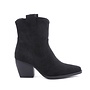 Cowboystiefel Short Star Schwarzes Wildleder