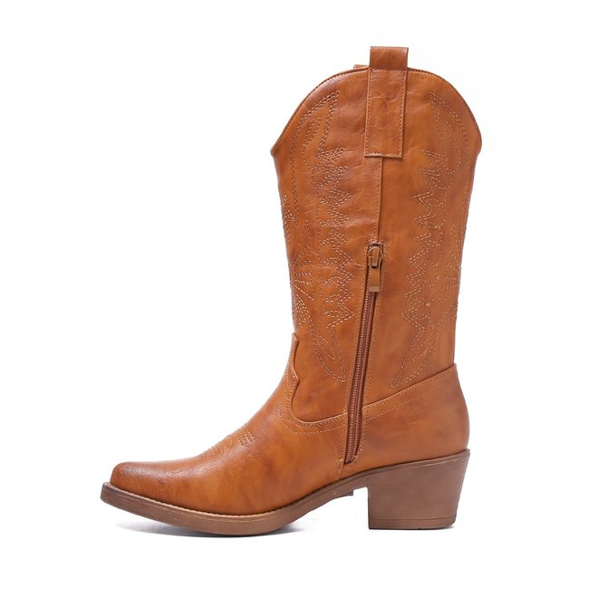 Cowboystiefel Kamel