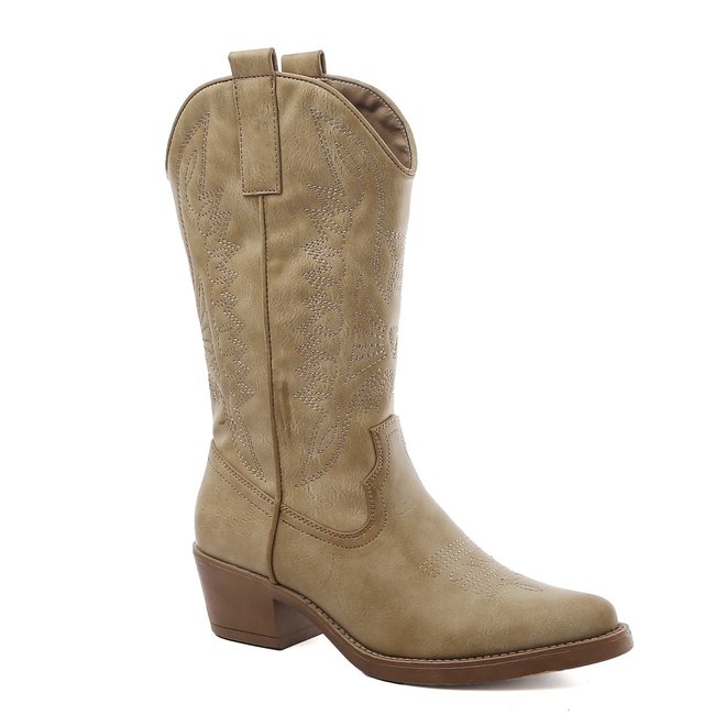 Cowboylaarzen Kaki