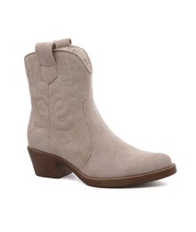 Cowboylaarzen Beige kort