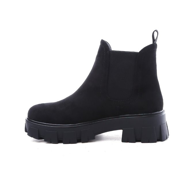 Chelsea boots Zwart Suède