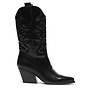 Cowboystiefel Schwarz genäht