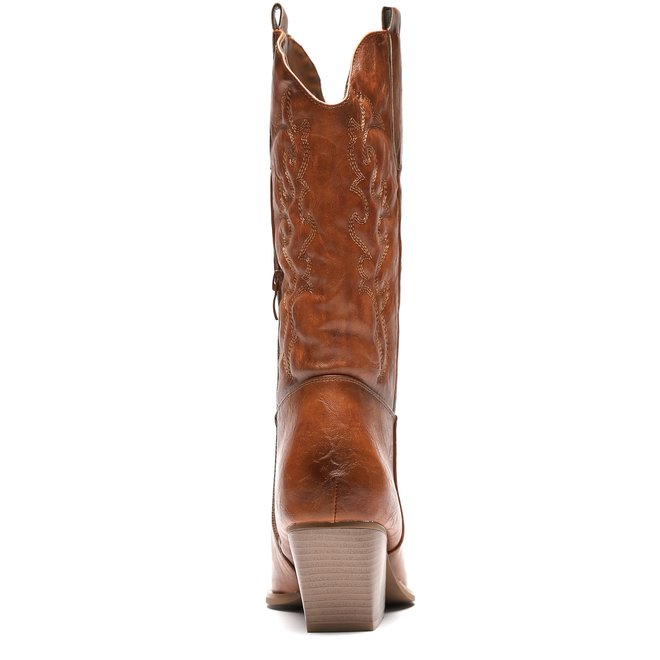 Cowboylaarzen Camel Stiksels