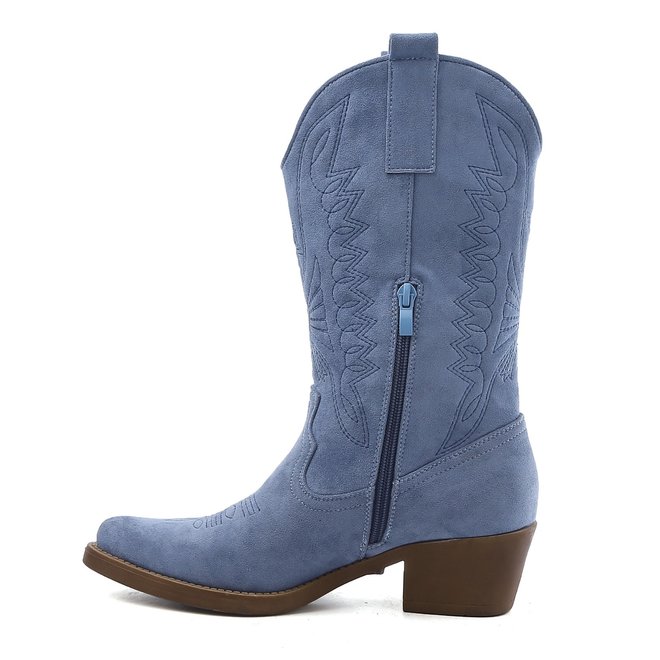 Cowboystiefel blau