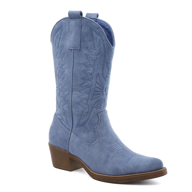Cowboystiefel blau