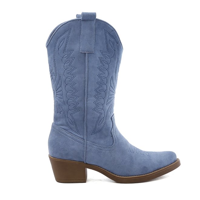 Cowboystiefel blau