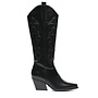 Cowboystiefel Schwarz Nähte Hoch