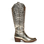 Cowboystiefel Goldfarbene Nähte Hoch