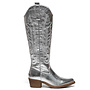Cowboystiefel Silberne Nähte Hoch