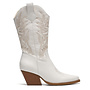 Cowboystiefel Weiß genäht Beige