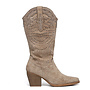Cowboystiefel Khaki Wildleder Western