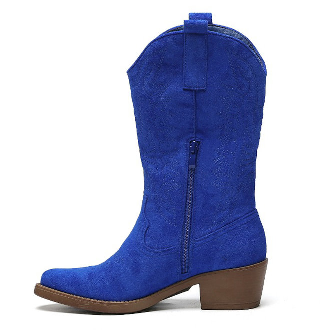Cowboystiefel Kobaltblau