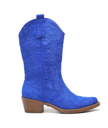 Cowboylaarzen Kobalt Blauw