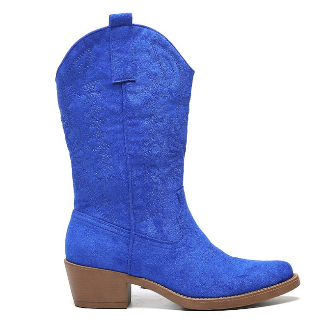 Cowboystiefel Kobaltblau