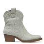 Cowboystiefel kurz Olive Wildleder