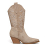 Cowboystiefel Khaki Wildleder Nähte