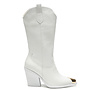 Cowboystiefel Weiß Stahlnase