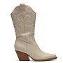 Cowboystiefel Beige Nähte Beige