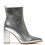 Stiefelette Silber