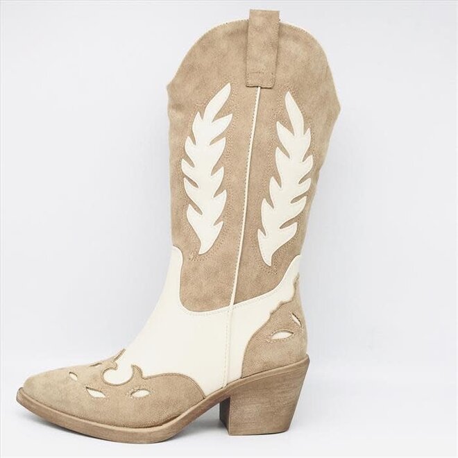 Cowboylaarzen Khaki Bohemian