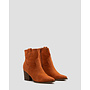 Cowboystiefel Orange Suedine Kurz