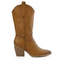 Cowboystiefel Camel Lederoptik Nähte