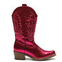 Cowboy-Stiefel Fuchsia Metallic-Nähte