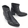 Cowboystiefel Schwarz Kurz Nieten