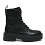 Veteranenstiefel Schwarzes Plateau