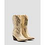 Cowboy-Stiefel Gold Metallic-Nähte