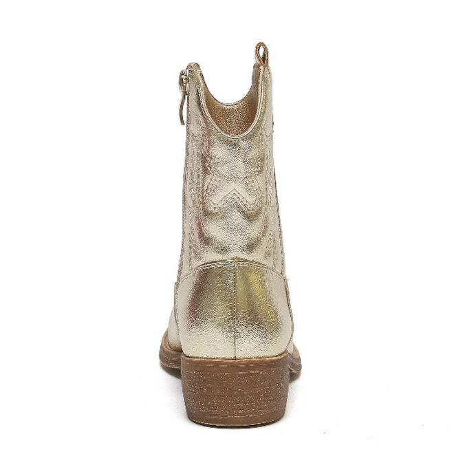 Cowboystiefel Mädchen Gold Kurz