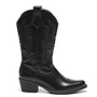Cowboystiefel Schwarz PU-Nähte