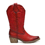 Cowboystiefel Rote PU-Nähte