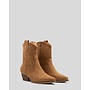 Cowboystiefel Camel Suedine Kurz genäht