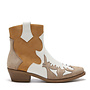 Kurze Cowboystiefel Camel Flame Khaki