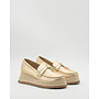 Loafers Gold Keilabsatz