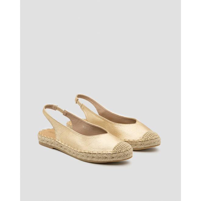 Slingback  Espadrilles Goud