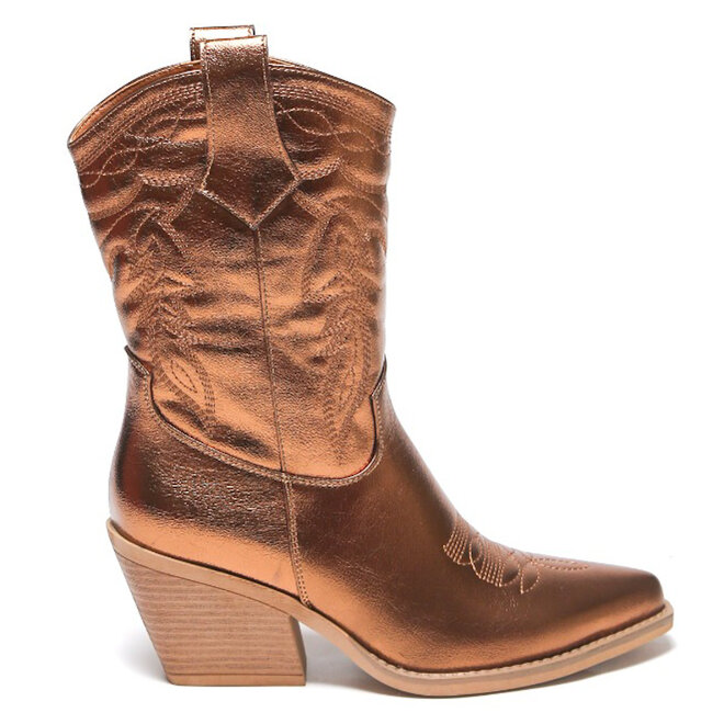 Cowboystiefel Bronze Metallic