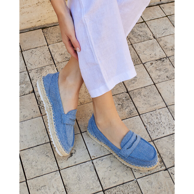 Espadrilles Jeans Blauw