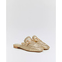 Slipper Gold Offene Schnalle