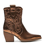 Cowboystiefel Bronze Metallic Short Star