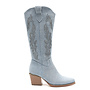 Cowboystiefel Jeans Blau Strass Hoch