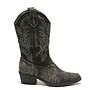 Cowboystiefel Schwarz Denim